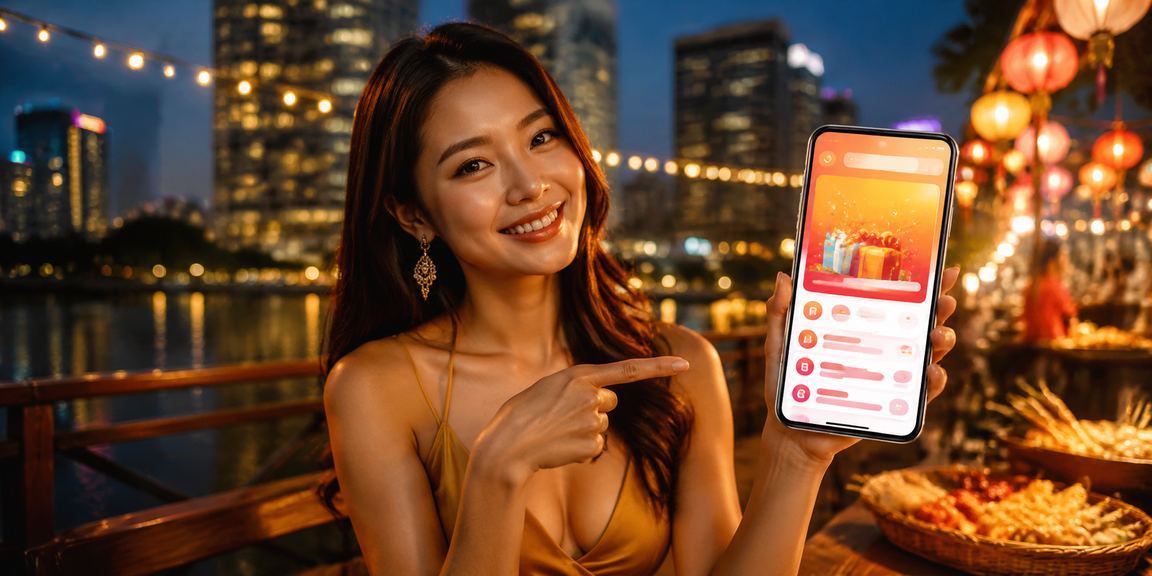 Người dùng trải nghiệm cược thể thao trên điện thoại tại khu chợ đêm Hà Nội, giao diện tiếng Việt